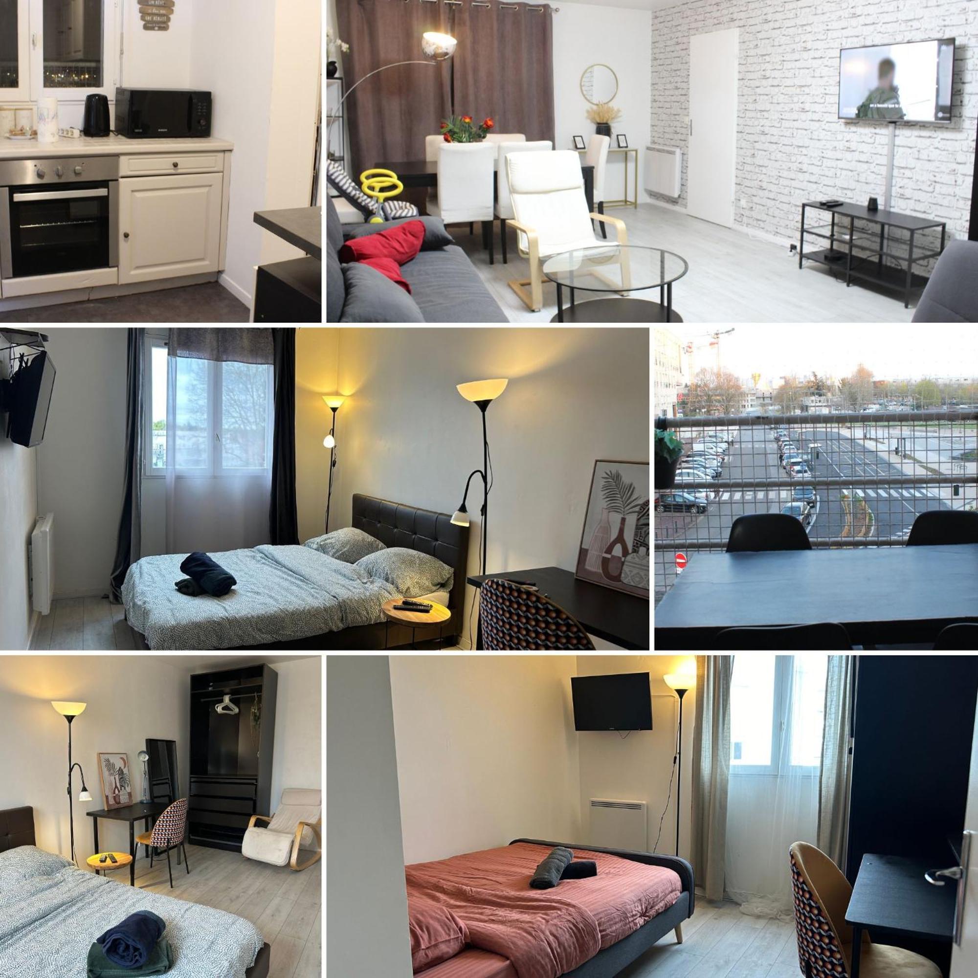 Appartement - Proche Rer - 2 Chambres & 4 Lits Double - Paris Orly Courcouronnes Exterior photo